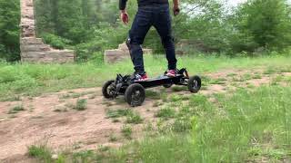 How Fast and Stable of Riding the Propel EV Off Road Skateboard on Mountain and Jungles