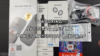 Unboxing Insta360 One X2 2022 Paket komplit Aksesories