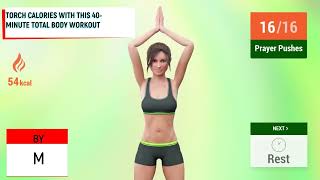 TORCH CALORIES WITH THIS 40 MINUTE TOTAL BODY WORKOUT /კალორიების წვა სხეულის ამ 40 წუთიანი ვარჯიშ