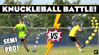 KNUCKLEBALL BATTLE #2 | Deadball, Movement, Top Spin \u0026 Dip Freekicks!