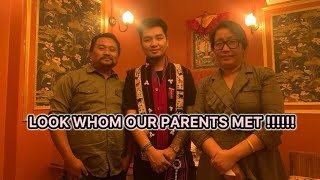 Our parents were honored to meet Ted Kunchok || @ K.K. Café Dimapur