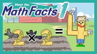 Meet the Math Facts Multiplication \u0026 Division - 2 x 2 = 4 | Preschool Prep Company