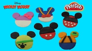 Play Doh Mickey Mouse Cookies How to make Mickey Mouse Play Doh Cookies - Kiddie Toys