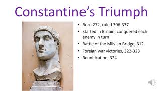 The Late Roman Empire (Lecture 2.1)