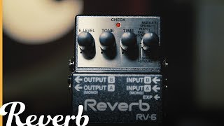 Boss RV-6 Reverb/Delay | Reverb Demo Video
