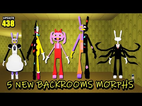 Update 438 How to get ALL 5 NEW BACKROOMS MORPHS! #backroomsmorphs #roblox