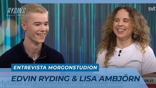 Entrevista Edvin Ryding \u0026 Lisa Ambjörn | Morgonstudion 2024