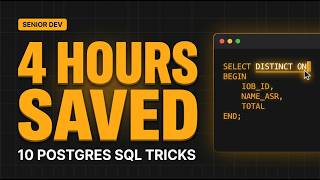 This SQL Trick Saved Me 4 Hours a Week (Postgres)