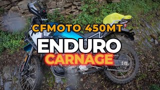 CFMOTO 450MT vs. Slippery Enduro Tracks! 😱