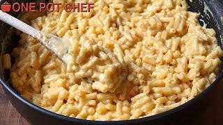 3 Ingredient Macaroni and Cheese | One Pot Chef