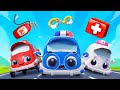 Fire Truck, Police Car, Ambulance - Little Rescue Squad | Kids Songs | BabyBus - Cars World