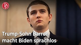 Video geht viral – Spruch von Barron Trump lässt Joe Biden sprachlos zurück  | PROMIPOOL