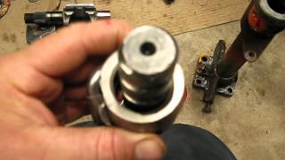 Massey 135 tractor with broken steering box repair