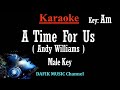 A Time For Us (Karaoke) Andy Williams Male Key Am (Romeo And Juliet)