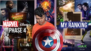 My Ranking For All The MCU Phase 4 Disney+ Projects!