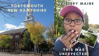 First Time EXPLORING PORTSMOUTH, NH | UNEXPECTED Walk into KITTERY, ME | Solo New England Road Trip