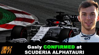 Pierre Gasly CONFIRMED at SCUDERIA ALPHATAURI F1 Team for 2023!
