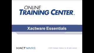 Xactware Essentials Training