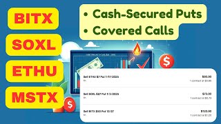 [2024.12.23] MSTX SOXL BITX ETHU Cash-Secured Puts \u0026 Covered Calls