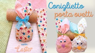 Porta ovetti di Pasqua fai da te, cartamodello gratuito 🐣🐤 Easter Bunny treat bag tutorial