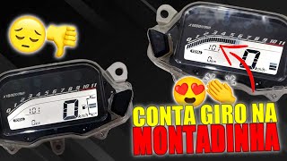 Como ligar o CONTA GIRO na MONTADINHA 🤩 RPM no painel da carburada | Tio Kel