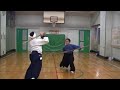 殺陣稽古４４　「１対１　長刀vs刀　小原バージョン sword action naginata」