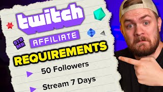 Twitch Affiliate Requirements: What You NEED To Know (2024)