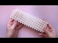 Мастер класс Сумка из акриловых бусин 8мм tutorial bag of beads 8mm