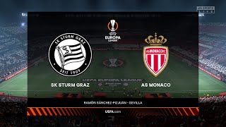 SK Sturm Graz vs AS Monaco (09/12/2021) UEFA Europa League FIFA 22
