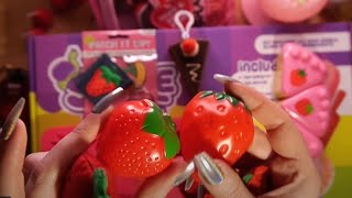 Head Tingles with Strawberry Trinkets ASMR (bag scratching)