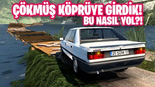 DAĞ KEÇİSİ İLE ÇÖKMÜŞ KÖPRÜYE GİRDİK !!! | SUYA DÜŞÜYORDUK ! | ETS 2 RENAULT BROADWAY | ETS 2 MOD