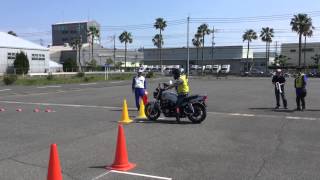 2輪車安全運転鹿児島大会15'スラローム編