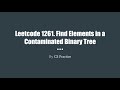 Leetcode 1261: Find Elements in a Contaminated Binary Tree