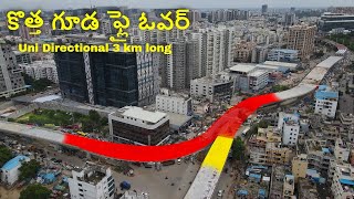 Complete Project drone view of kothaguda x roads flyover | #hyderabad | #flyover