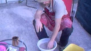 SIMON LEACH POTTERY -  Wood ash prep and application !