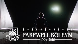 BOBBY MOORE PUTS THE LIGHTS OUT AT THE BOLEYN 😢
