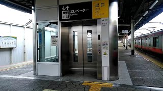 舞浜駅にあるMITSUBISHI製エレベーター