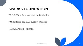 Task 1: Basic Banking System | GRIP