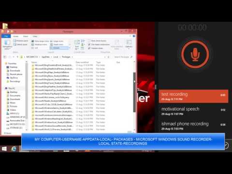 WINDOWS 8.1 SOUND RECORDER FILES WINDOWS 8.1 SOUND RECORDER FILES