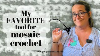 This tool changed the way to do mosaic crochet!