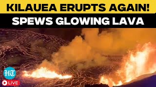 Kilauea Volcano LIVE: Hawaii's Kilauea Volcano Erupts, Spewing Lava And Billowing Smoke | Big Island