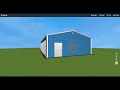 22 x 36 vertical roof metal garage carport central