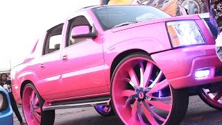 Veltboy314 - Outrageous Pink Cadillac Escalade on 34\