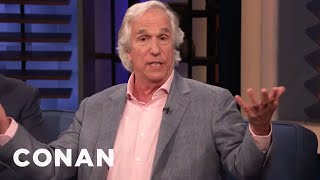 Henry Winkler's Awkward Interactions With Iconic Musicians | CONAN on TBS