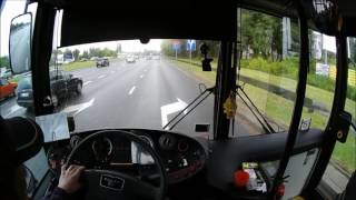 MAN NG363 Lion's City G -- bus line 114f (route shortened) in Warsaw -- cabviev HD