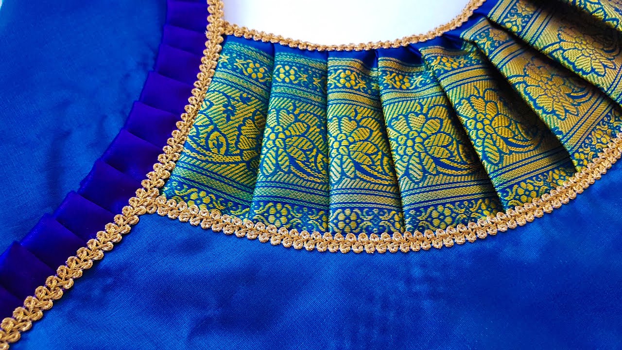 Silk Saree Blouse Designs Back Neck Images