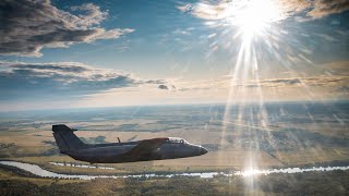 L-29 Delfin flight in Russia - cockpit view - 360° - 4K