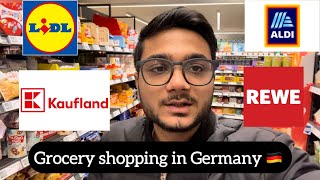 Grocery Shopping in Germany | REWE grocery shopping Experience | A guide to the German Supermarket