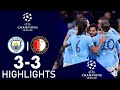 Manchester City vs Feyenoord 3-3 Highlights Goals | UEFA Champions League 2024/25