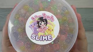 【slimeレビュー】@e_chan_slime 様　キャンディジュエル【ハンドメイドスライム】